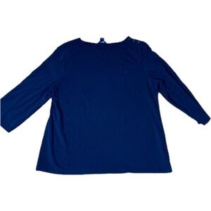 Nautical boat neck long-sleeve top women’s Plus size XXL